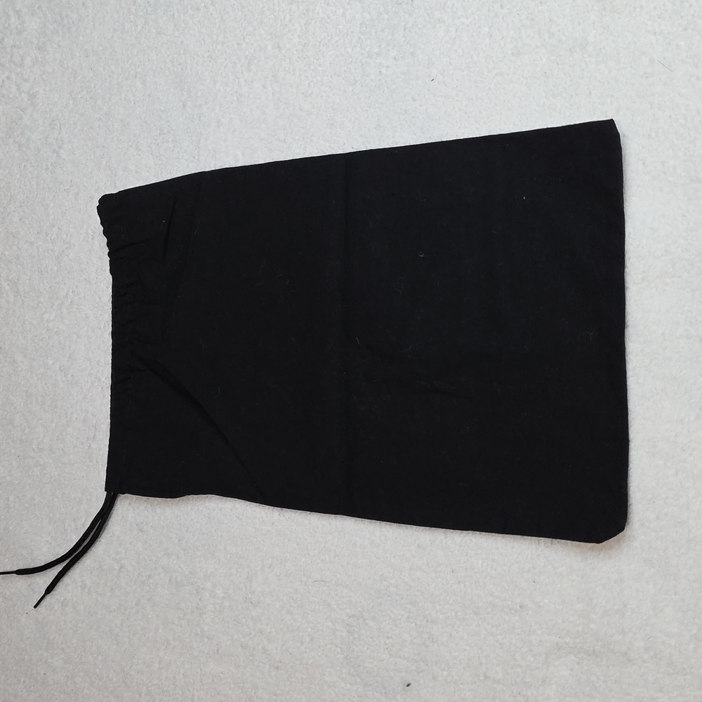 Authentic Chanel Black Drawstring Storage Bag- 7.… - image 4